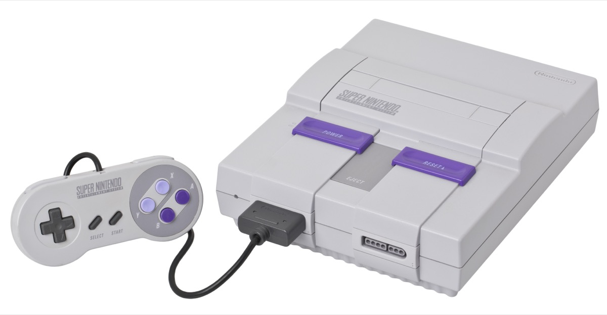 Super Nintendo Entertainment System console